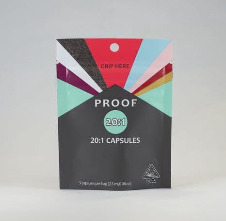 20:1 CBD Capsules 5-PACK