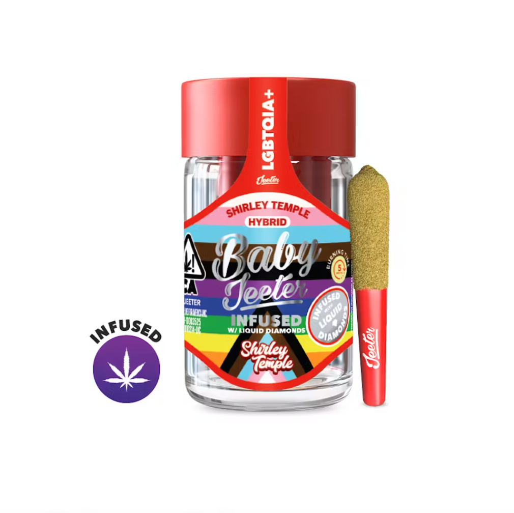 Shirley Temple Baby Jeeter 0.5G Infused Prerolls 5-PACK
