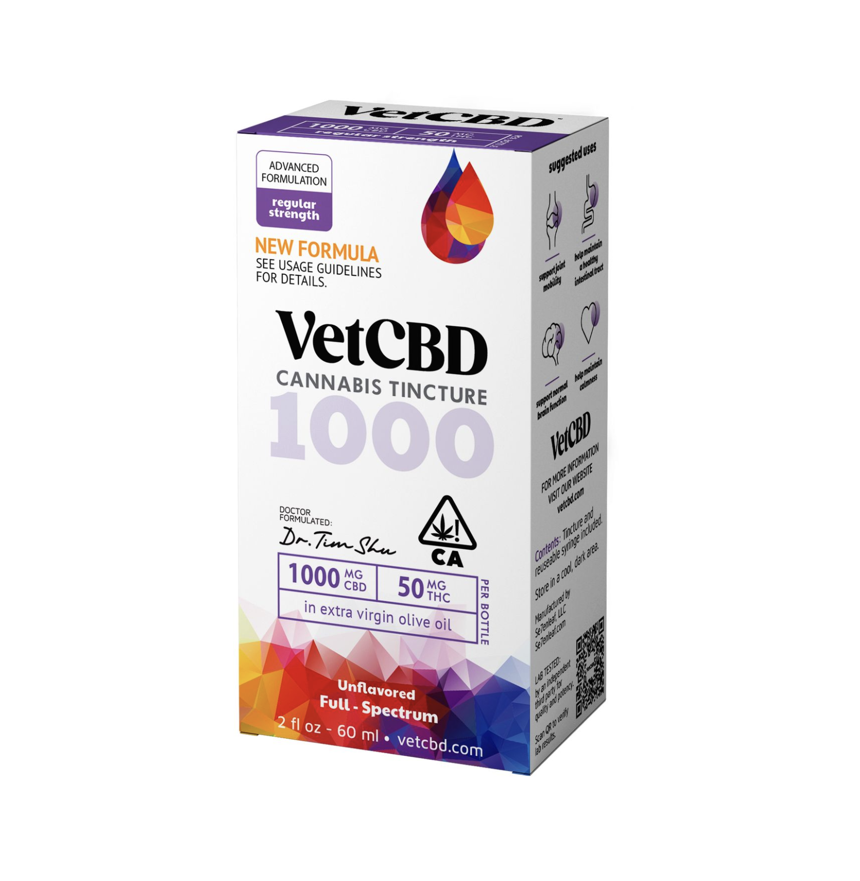 20:1 1000MG CBD 50MG HTHC 60ML Tincture