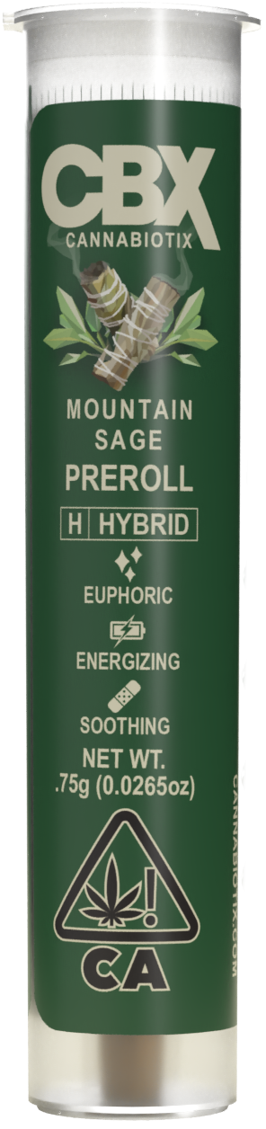 Mountain Sage 0.75G Preroll