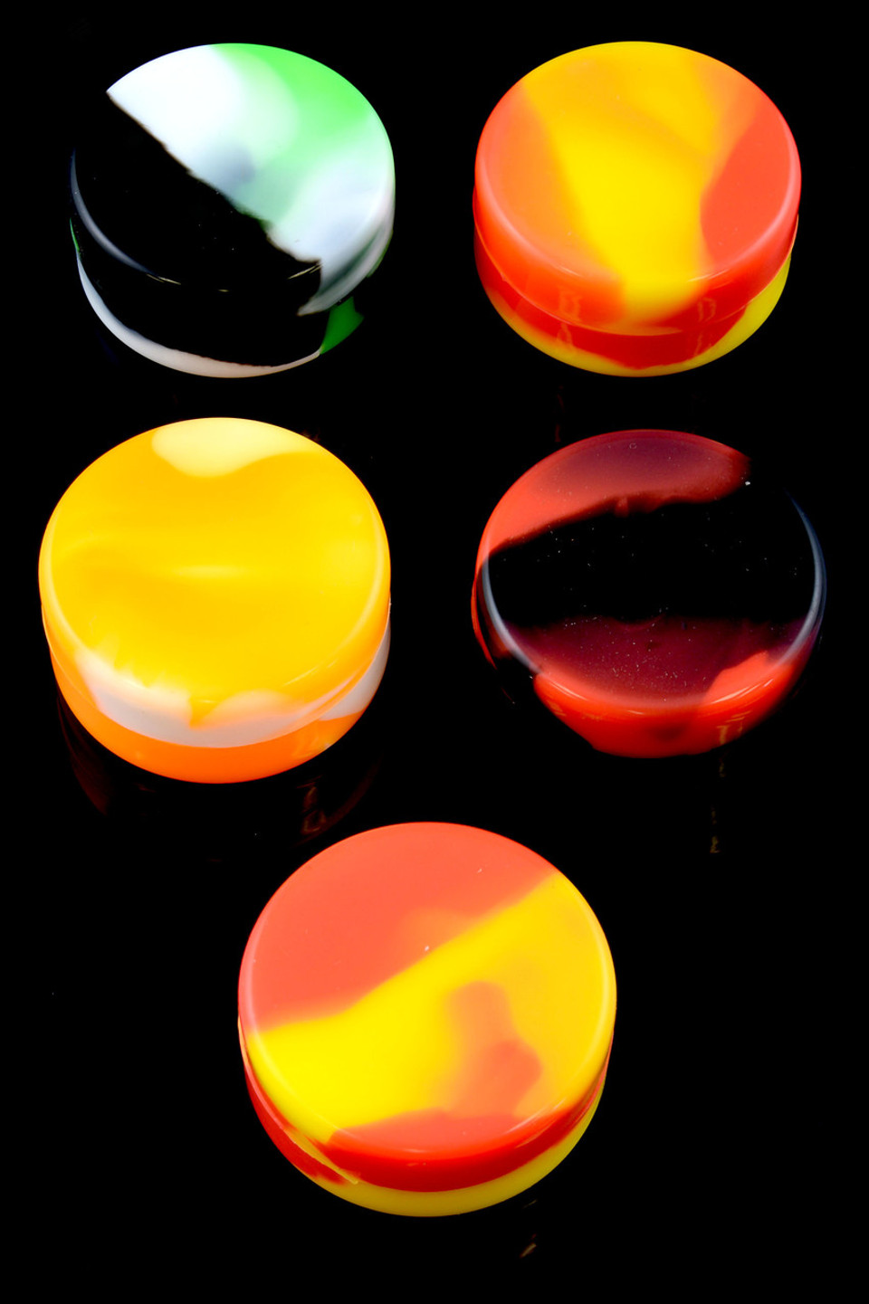 Assorted Silicone Dab Containers