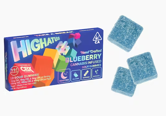 1:1:1 Blueberry 10 Pack Sour Gummies