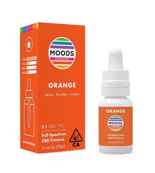 Moods Orange 3:1 CBD THCV Full Spectrum 15ML Tincture
