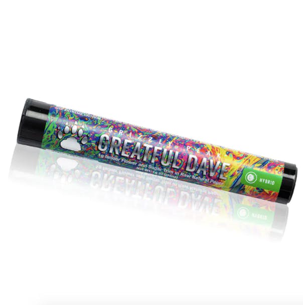 Greatful Dave 1G Infused Preroll